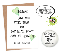 Husband 'love you more than gin'