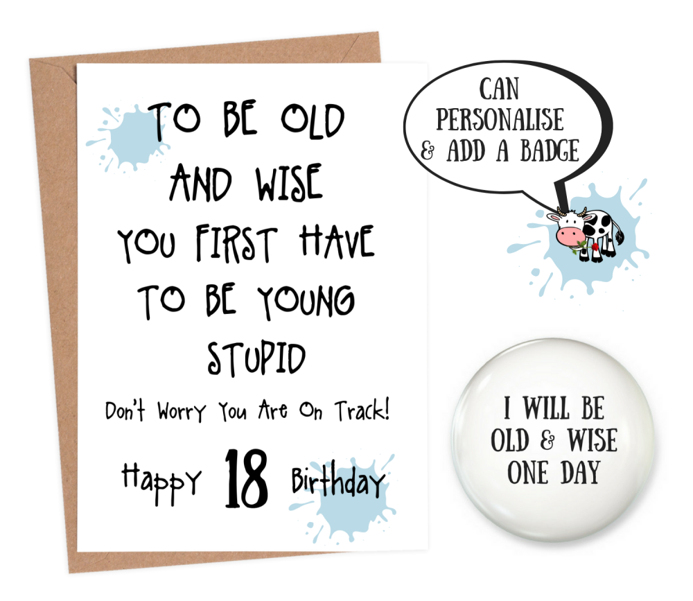 funny 18th birthday cards