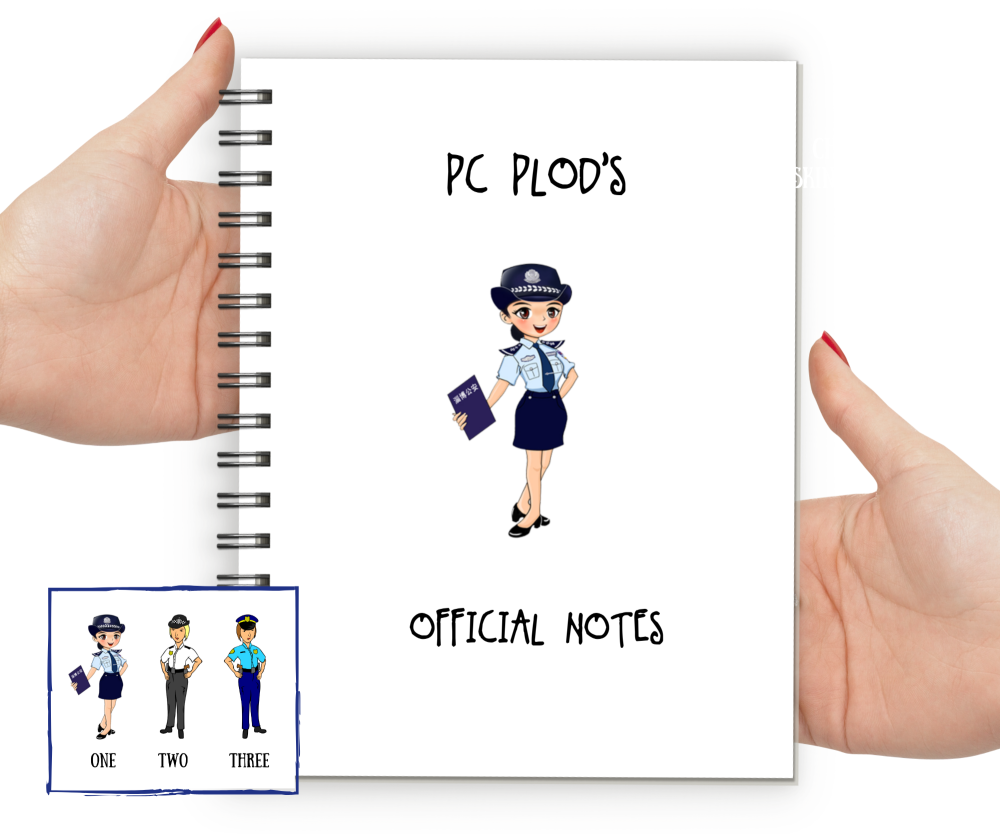 Police Woman Notebook
