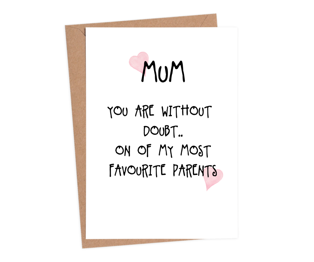 fun mothers day card