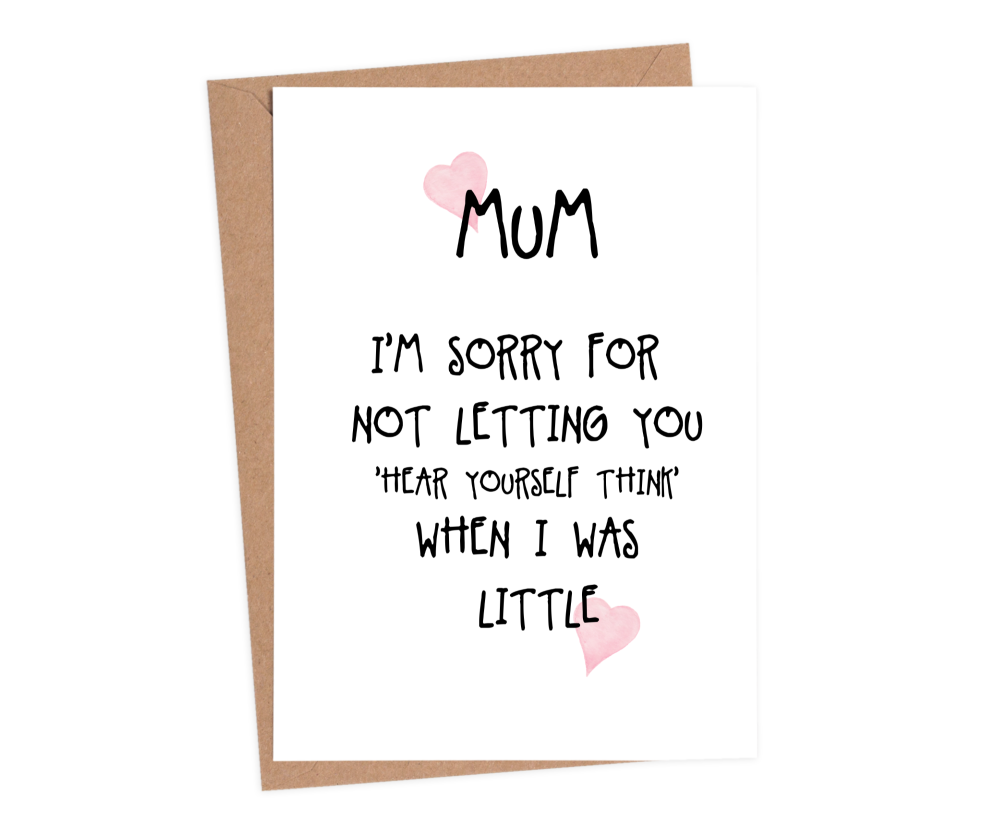SARCASTIC MOTHERS DAY CARDS