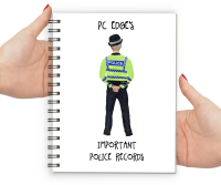 Police Woman Police Records Notebook