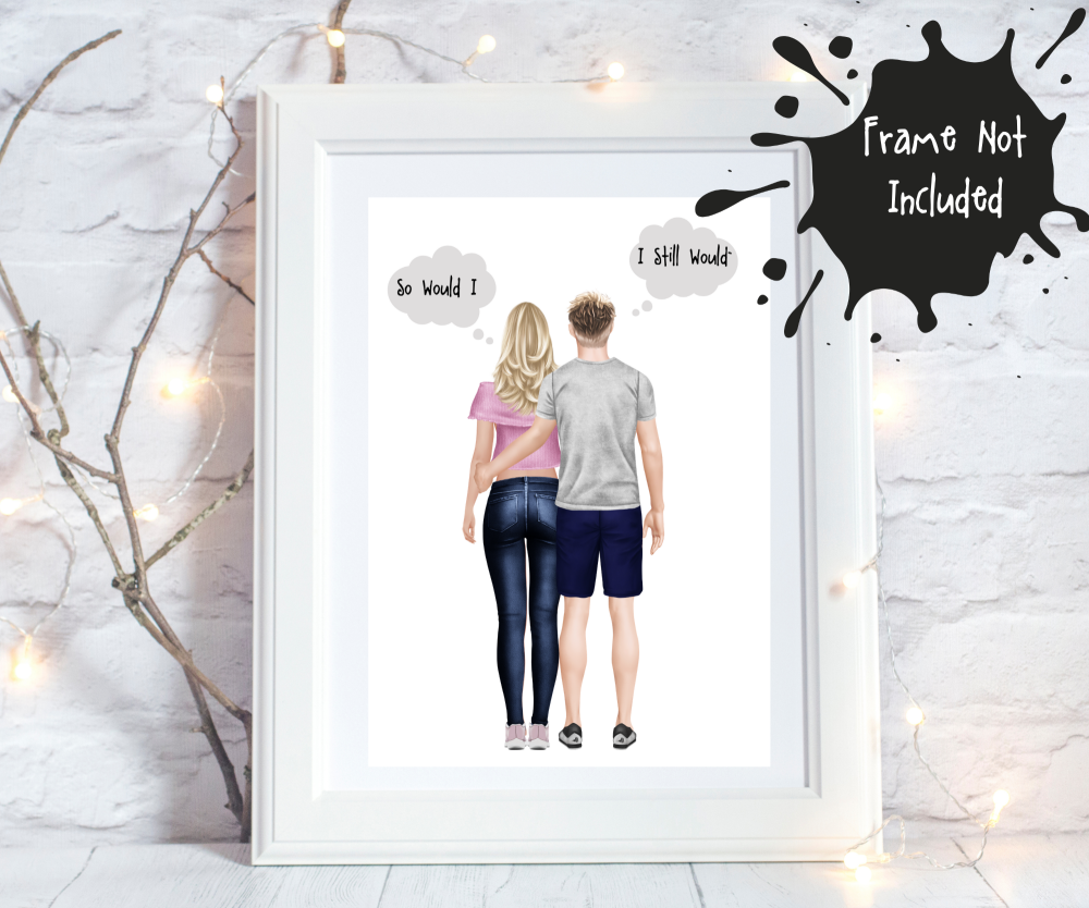 Personalised prints for couples