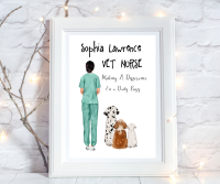 Print Vet Nurse Making a Difference
