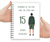15th Birthday Boy Notebook
