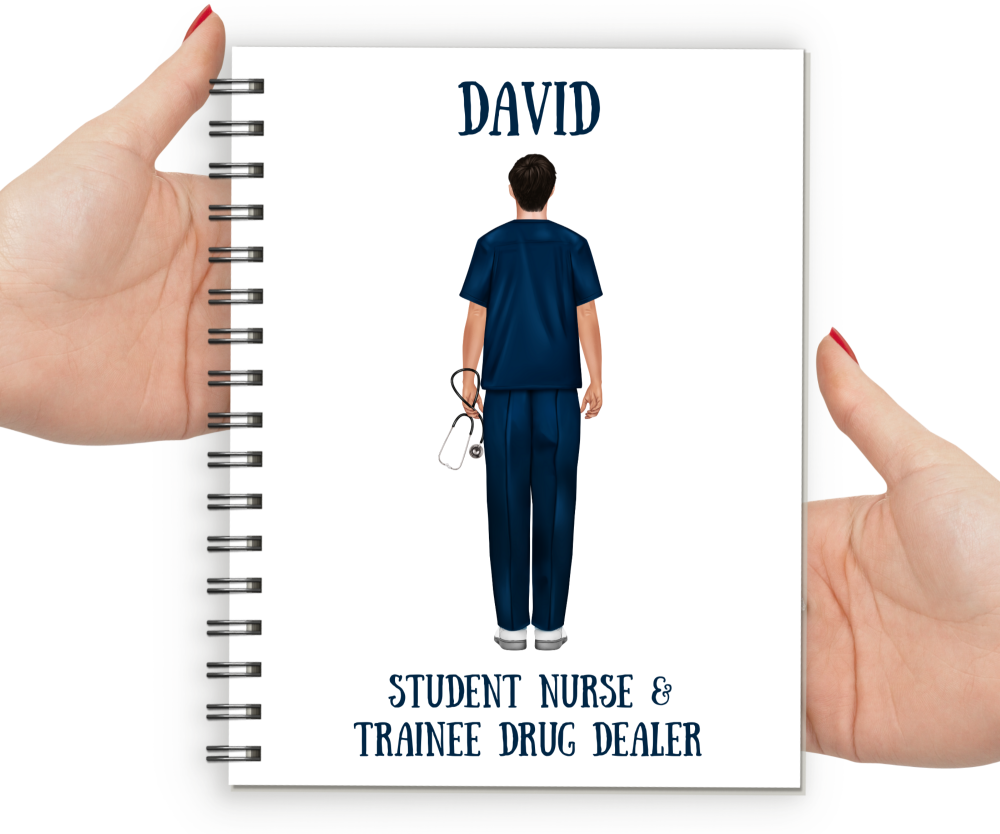 Student Nurse Notebook Male