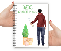 Notebook Dad Gardening