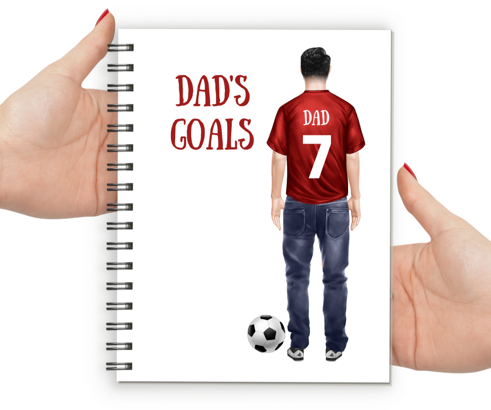 Notebook Dad Football