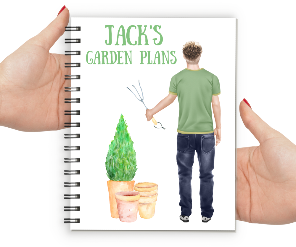 Notebook Male Gardening