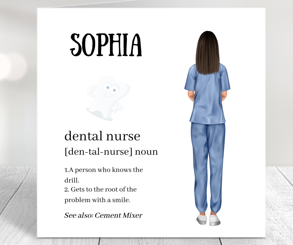 dental nurse birthday card