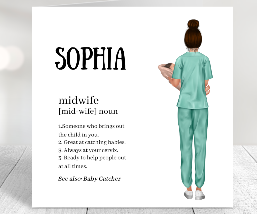 CARDS-WORK-MIDWIFE-FEMALE