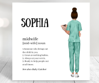 CARDS-WORK-MIDWIFE-FEMALE
