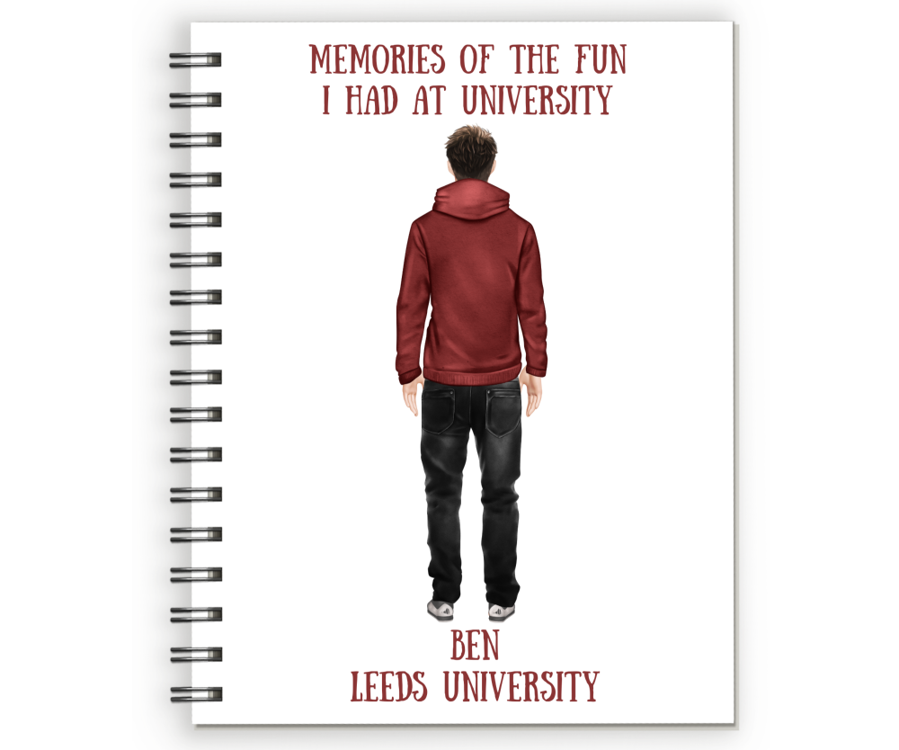 university notebook for him