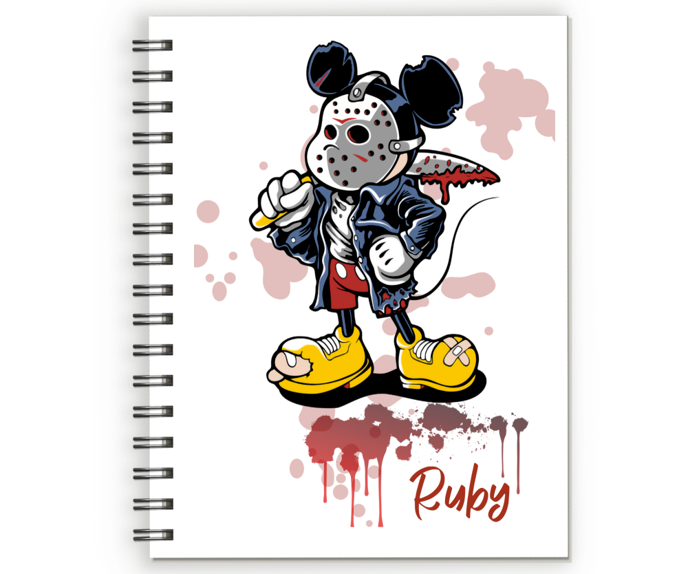 NOTEBOOK MICKEY CHAINSAW