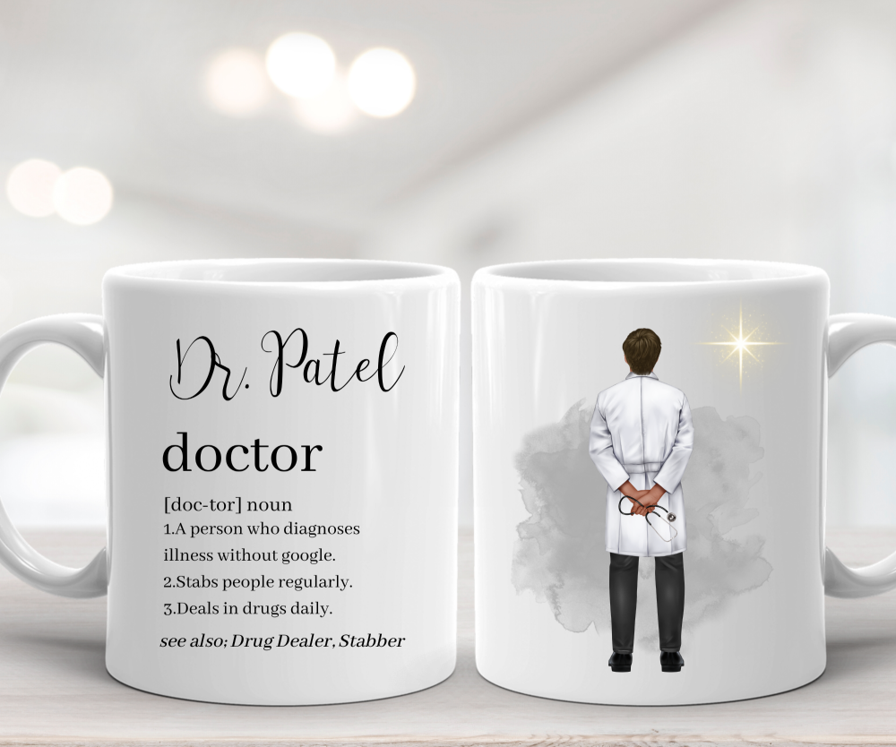 doctor mug personalised gift