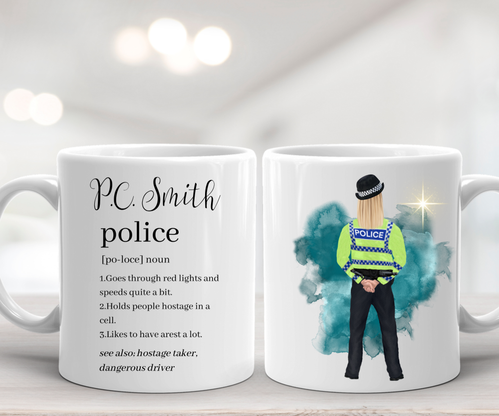 Police Woman Mug