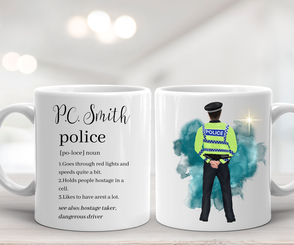 Police Man Mug