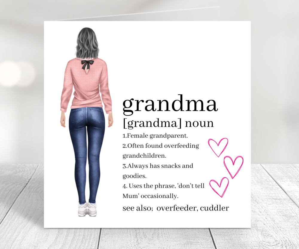funny card for grandma birthday card mothers day card
