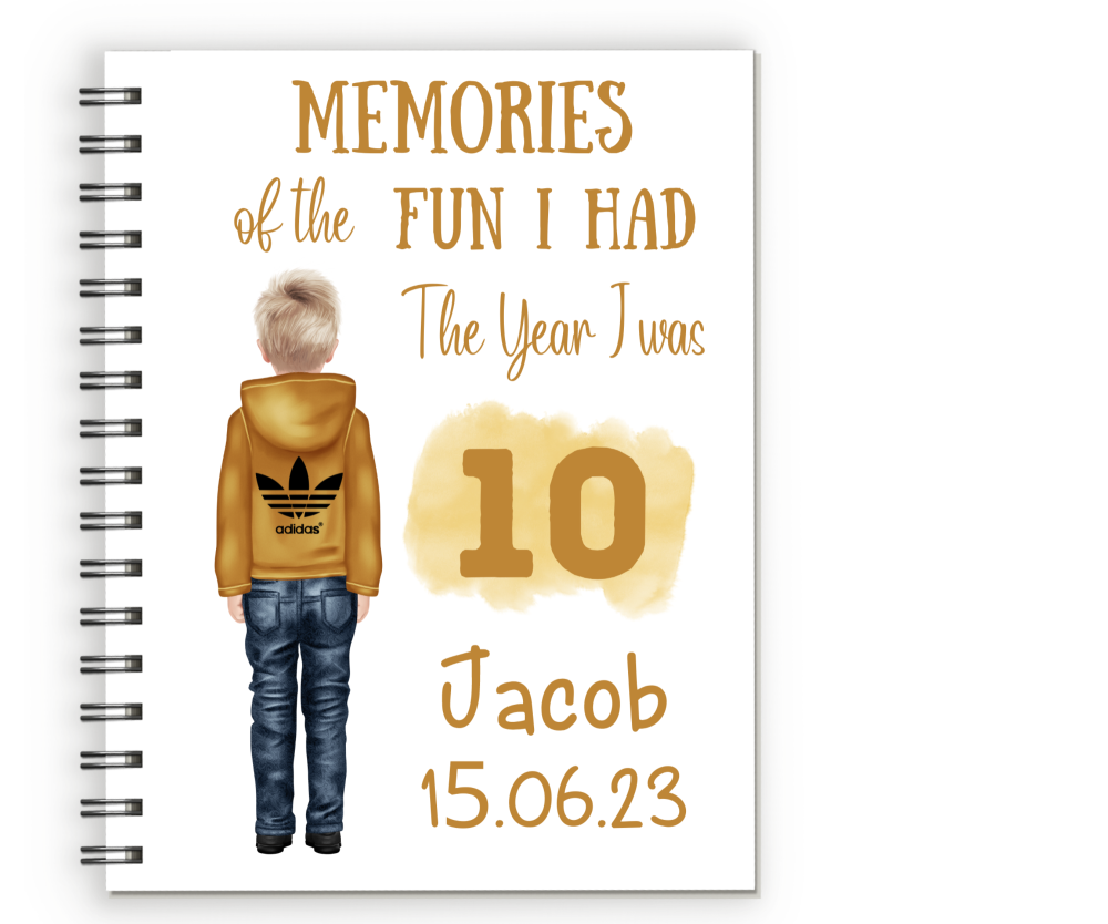 10th Birthday Boy Notebook