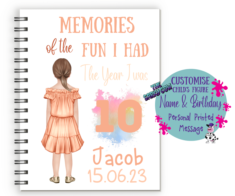 10th Birthday Girl Notebook