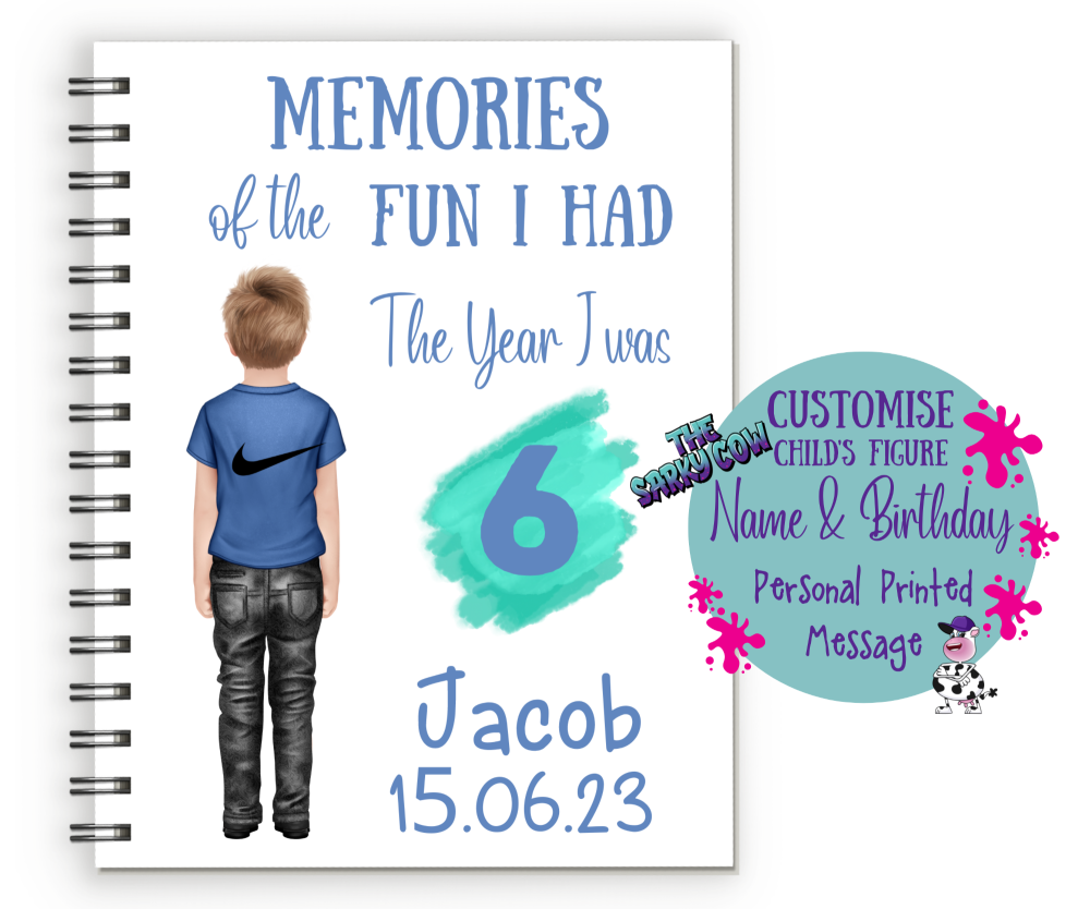 6th Birthday Boy Notebook