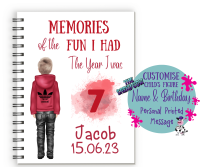 7th Birthday Boy Notebook