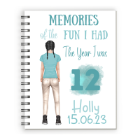 12th Birthday Girl Notebook