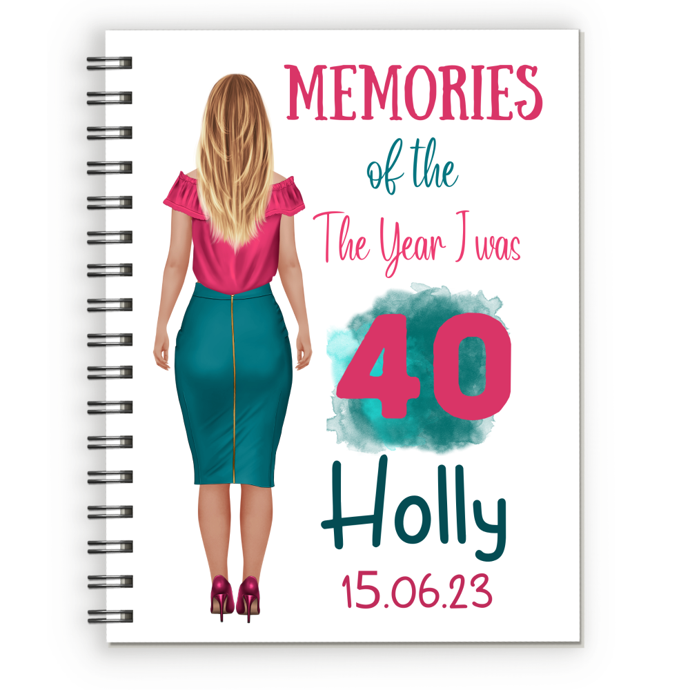 40th  Notebook Girl