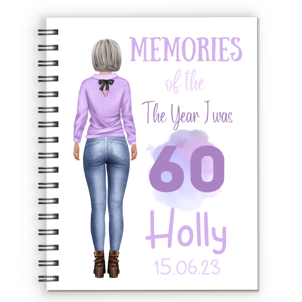 60th  Notebook Woman