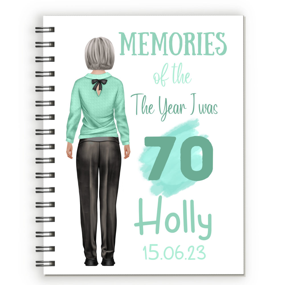 70th  Notebook Woman