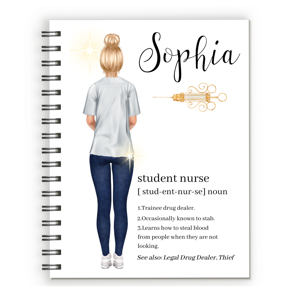 Student Nurse Notebook Gift
