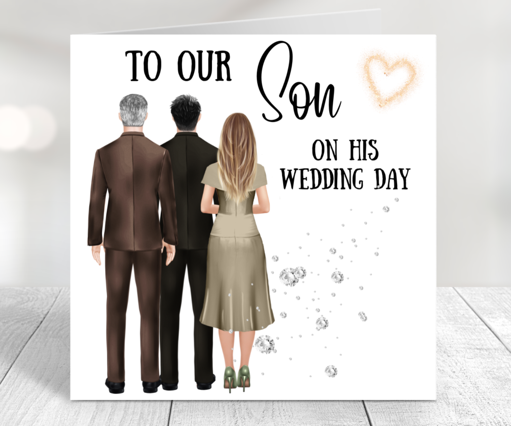 GROOM FROM MUM AND DAD / CARD