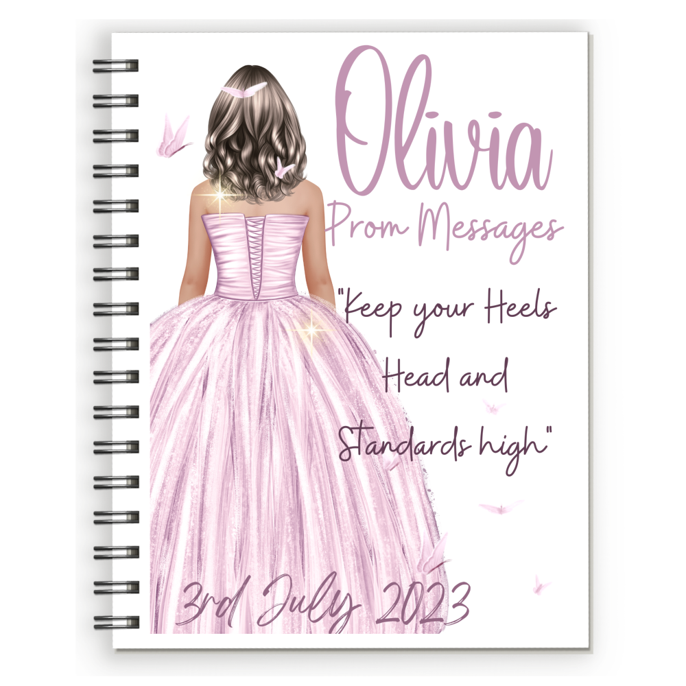prom gift idea for daughter prom message book