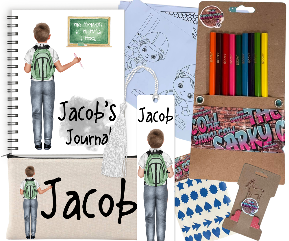 back to school stationery personalised