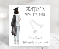 Dentist Graduation Card Female