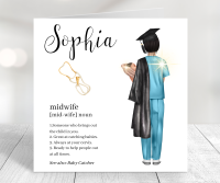 Midwife Graduation Card Female