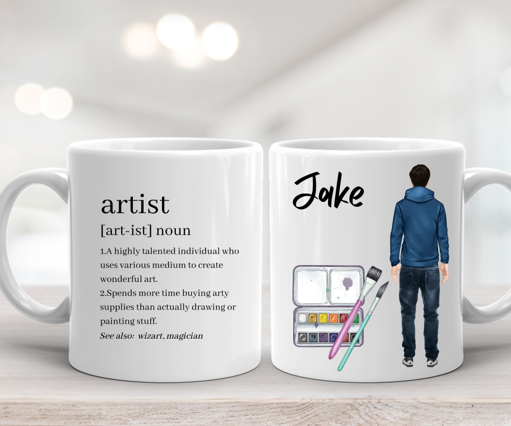 Artist's Mug Man