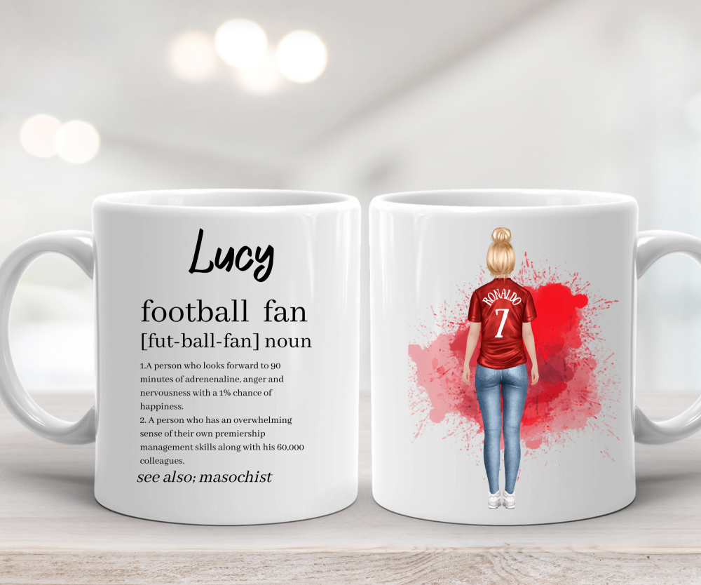 Football Fan Mug For Her