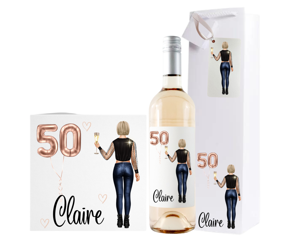 50th Birthday Card for Her