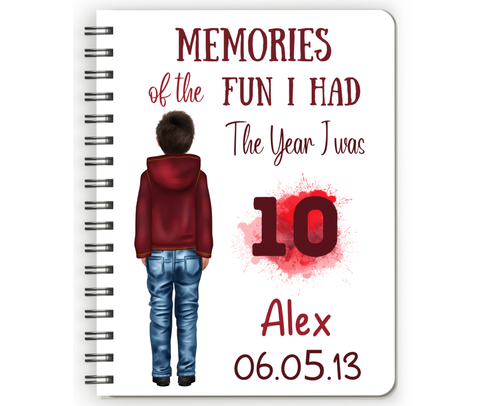 10th Birthday Boy Notebook