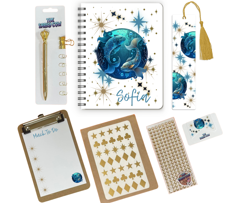 Pisces Stationery Set