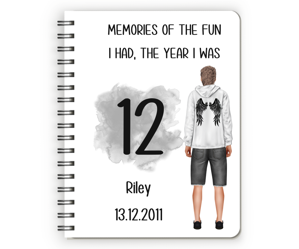 12th Birthday Boy Notebook
