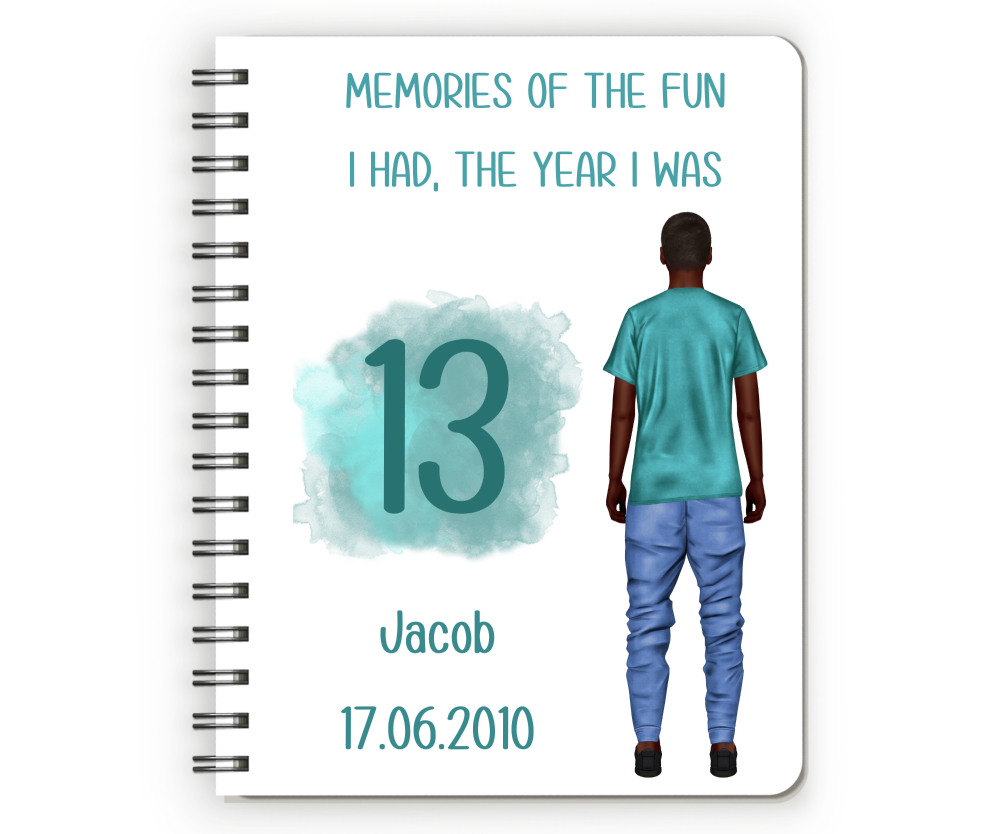 13th Birthday Boy Notebook