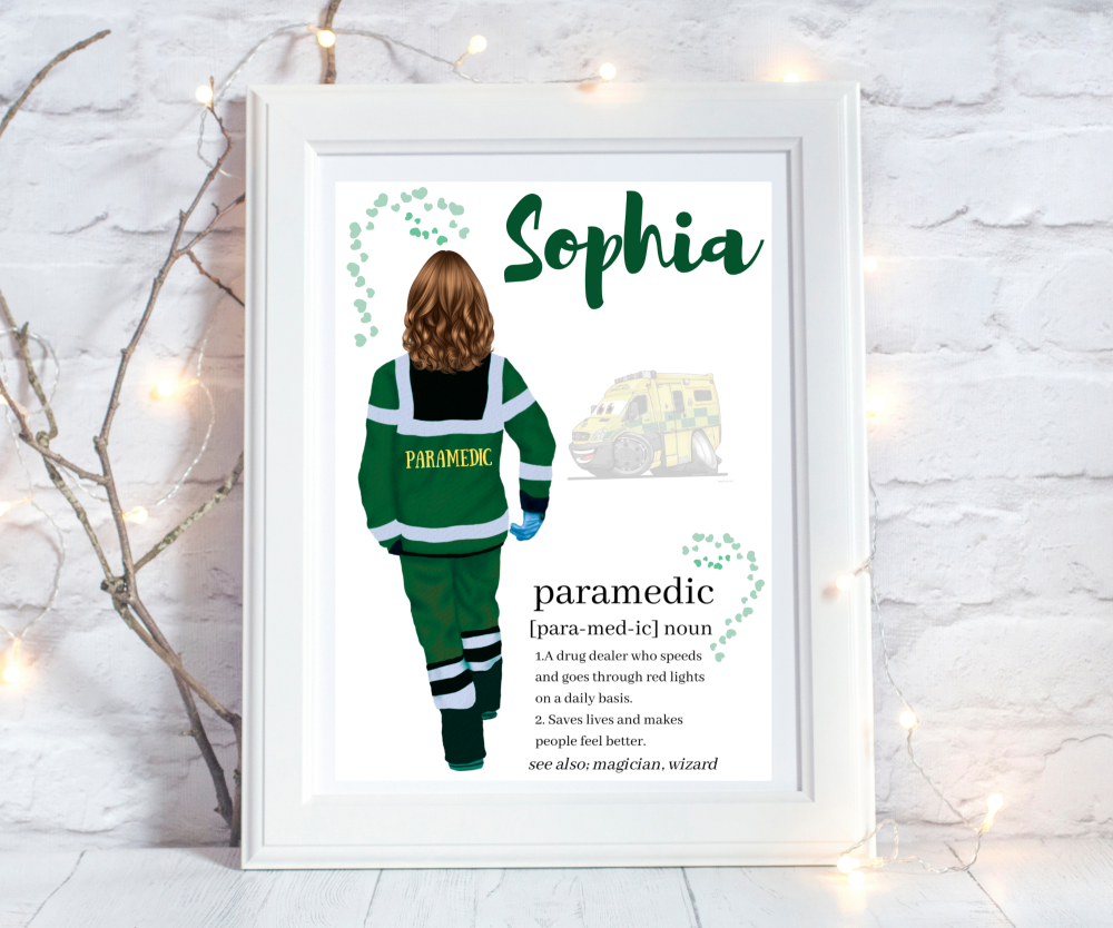 Paramedic Print Female