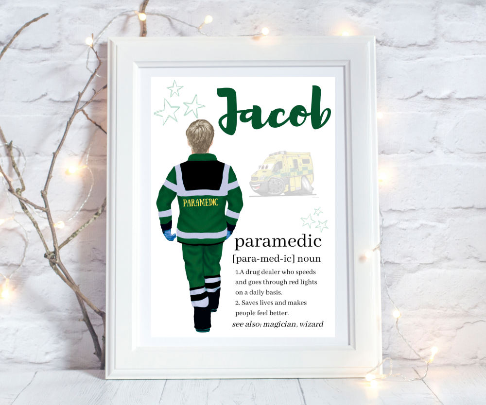 Paramedic Print Male
