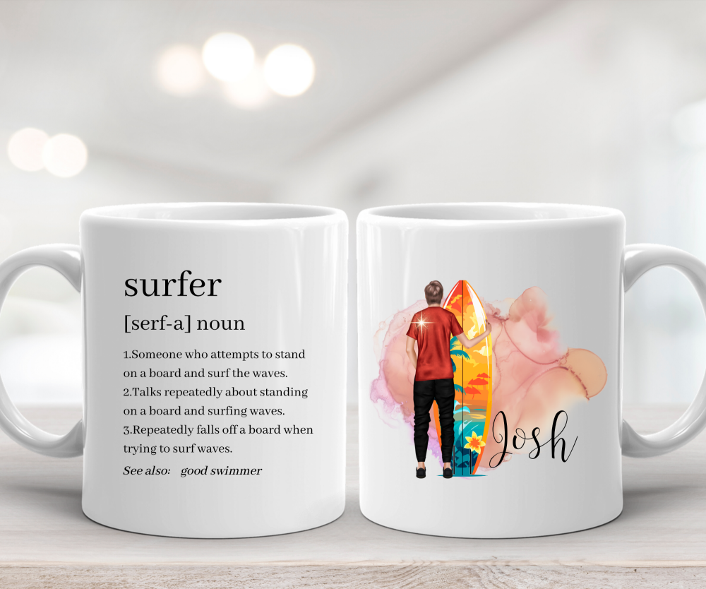 Surfer Mug for Him