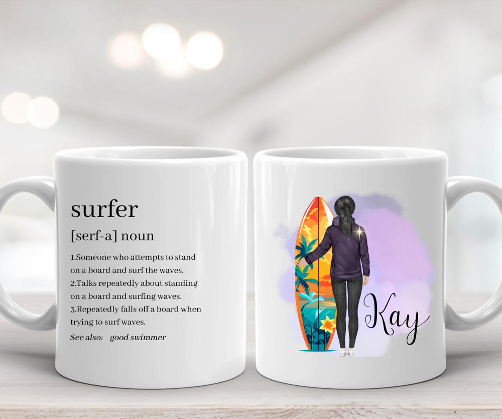 Surfer Mug for Her