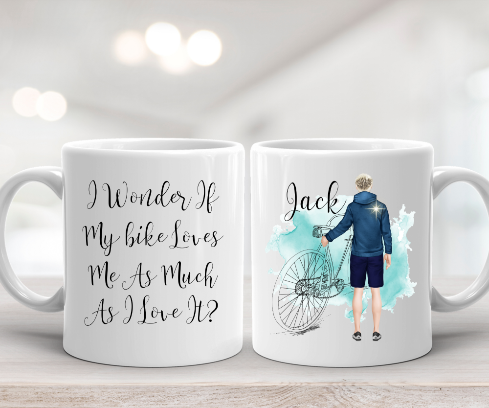 Cyclist Mug Clycling gifts for him