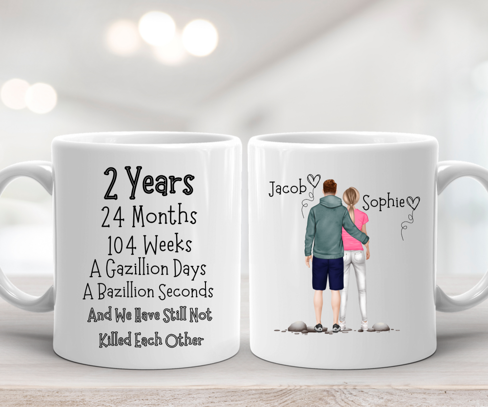 2nd  Year Anniversary Present - Mug