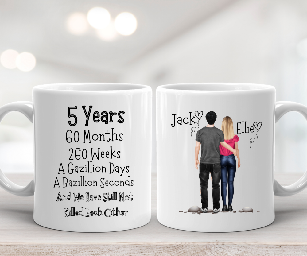 5th  Year Anniversary Present - Mug